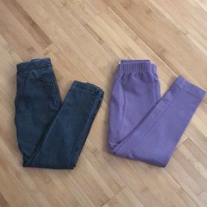 2 pc Girls Leggings - Zara girls, Hanna Anderson